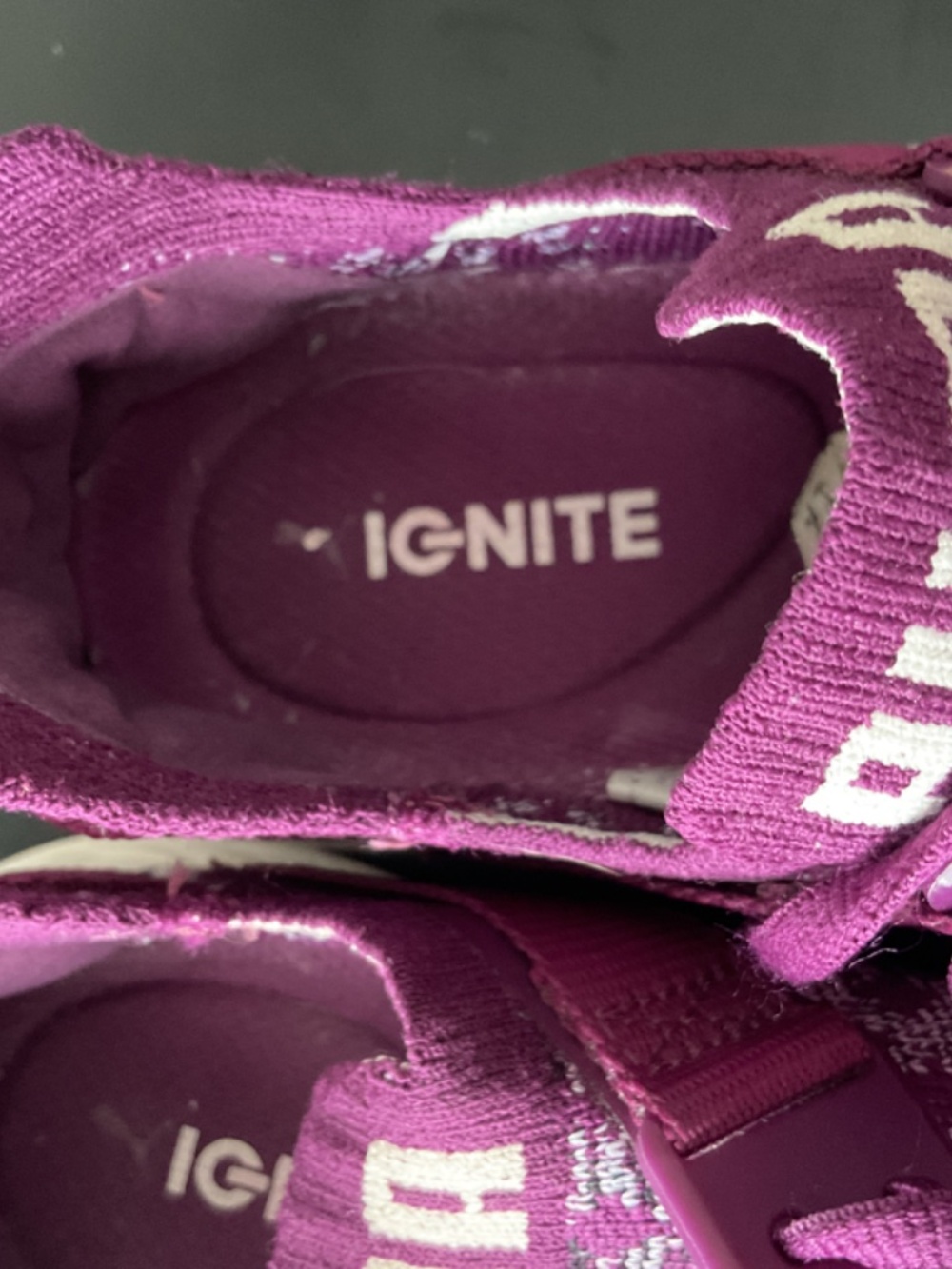 Puma Stretch Lace Up Purple Size 8 - Picture 4 of 9